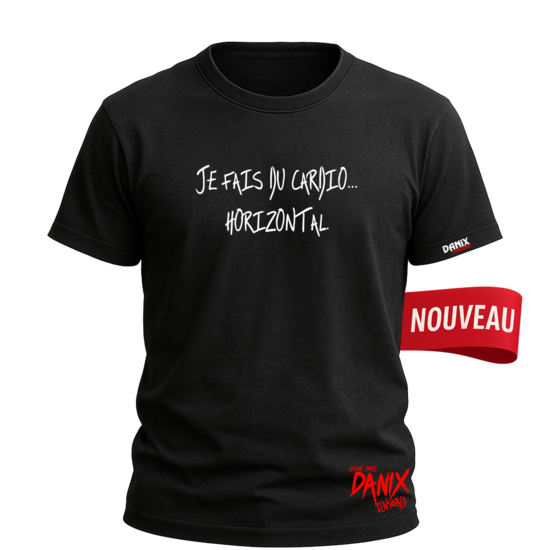 Tshirt Je fais du cardio... horizontal